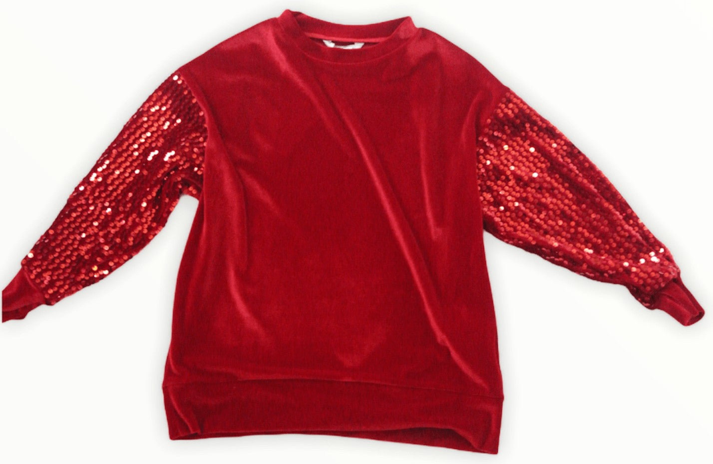 InCity Girls Tween 7-14 Years Regular Fit Red Casual Long Sleeve Comfy  Chatham Fashion T-shirt