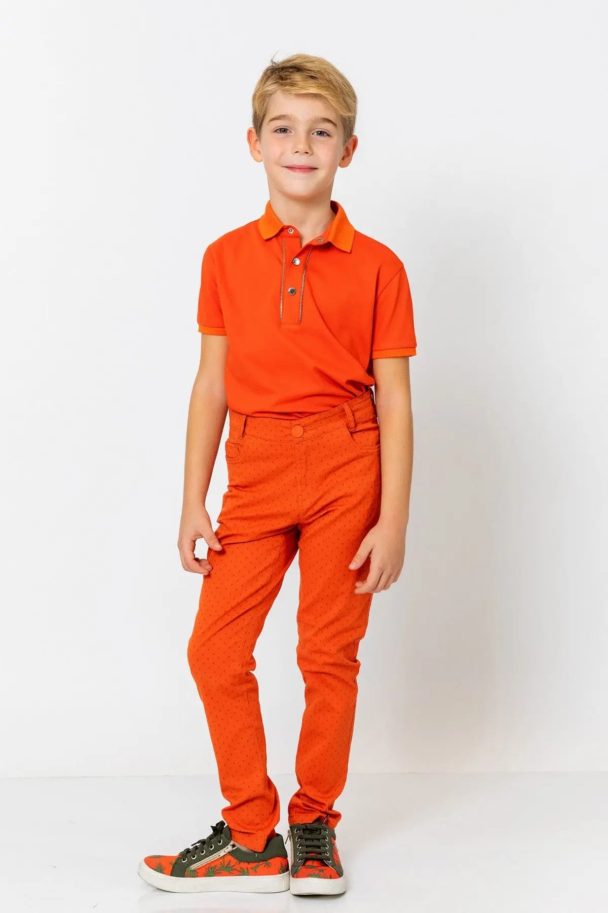 Boys hot sale orange pants