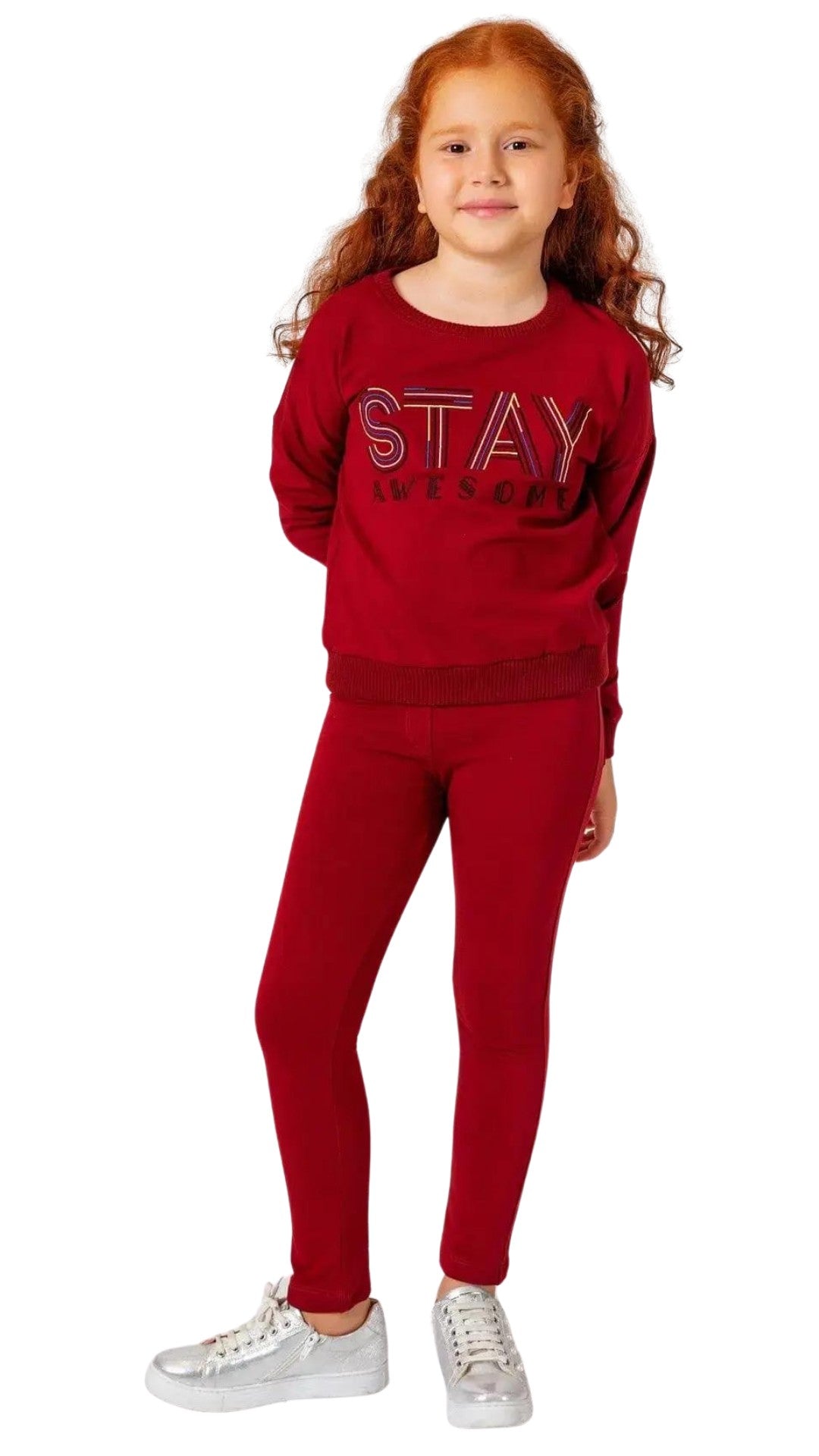 InCity Girls Tween 7-14 Years Regular Fit Red Active Full Zip Jacket a