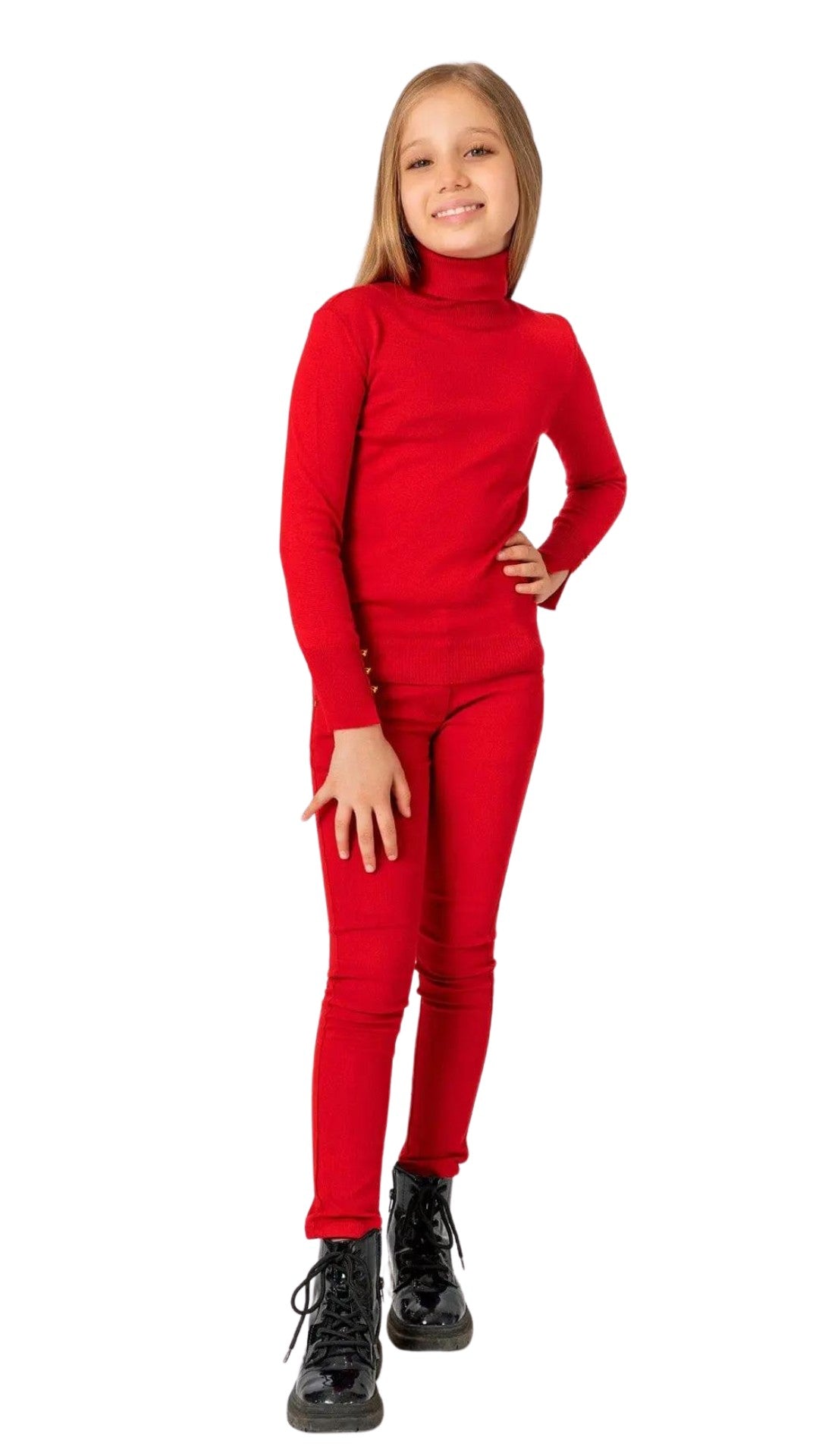 Girls hotsell red turtleneck