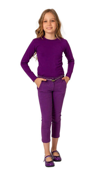 Regular Cr InCity Fuchsia Purple Tween Girls Fit Navy Years Black 7-14