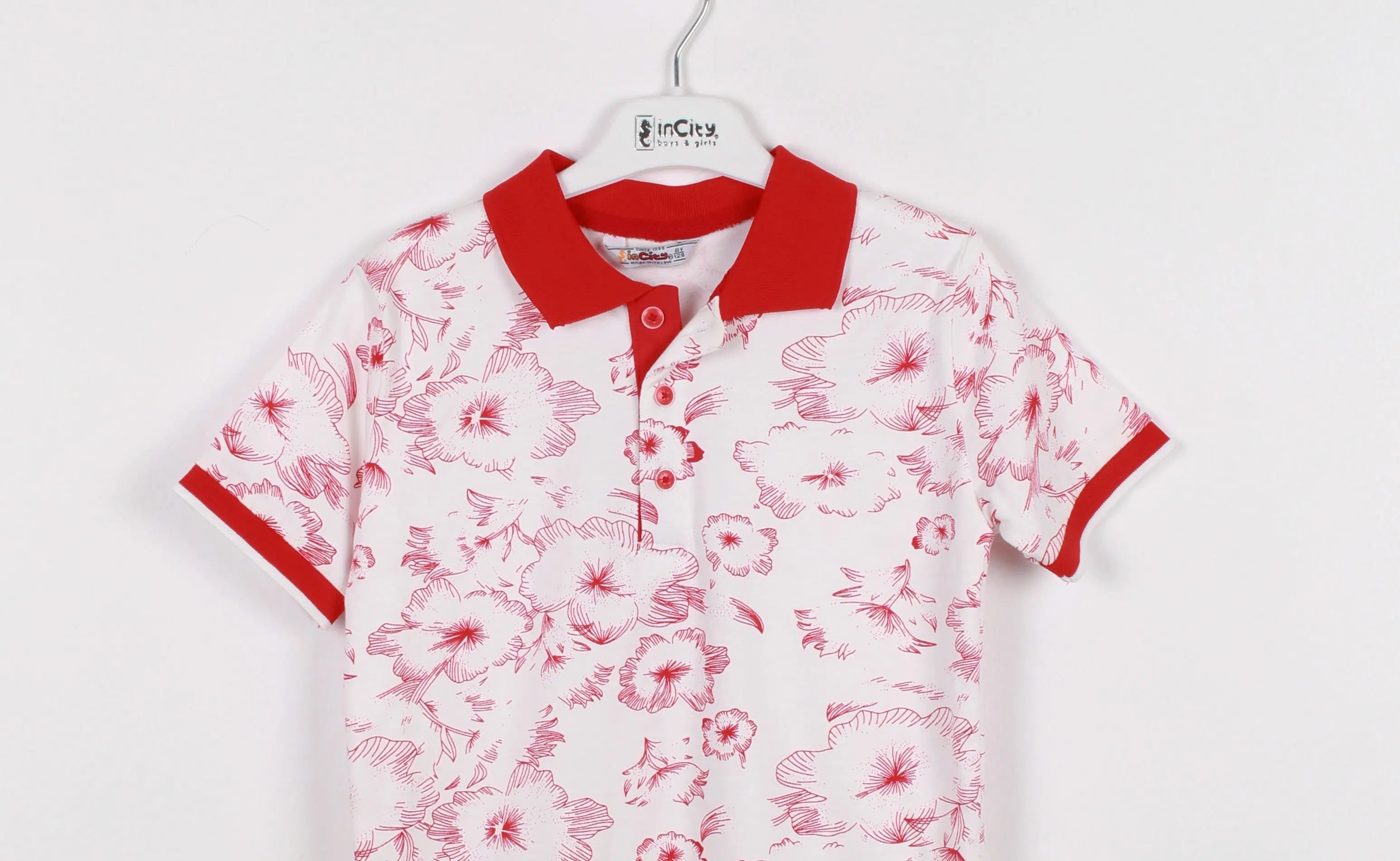 Floral polo for sales girl